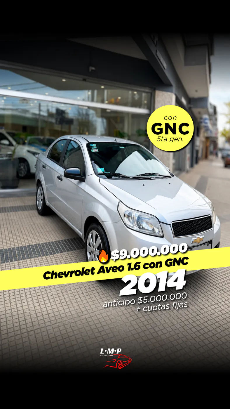 Chevrolet Aveo GNC 2014