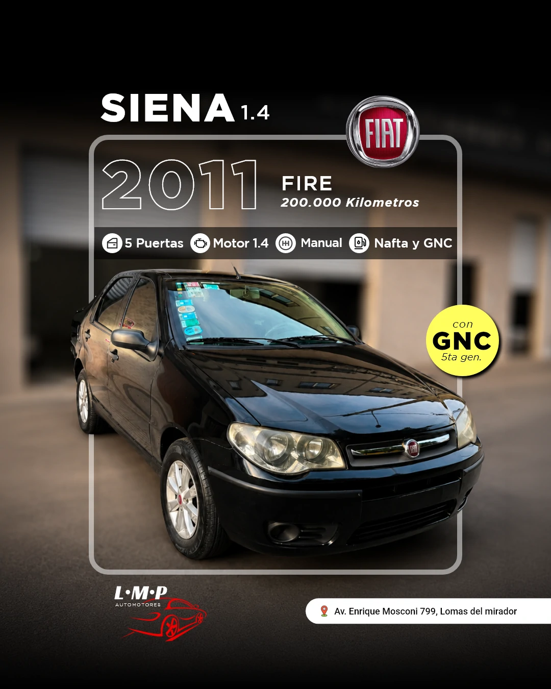 Fiat Siena 1.4 Fire 2011